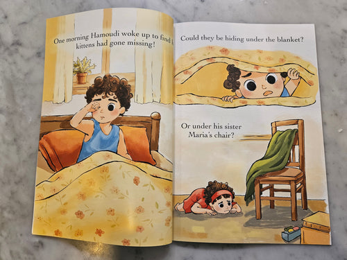 Hamoudi & his Kittens, written by Fatima J. Ali, illustrated by Rynah Jamil